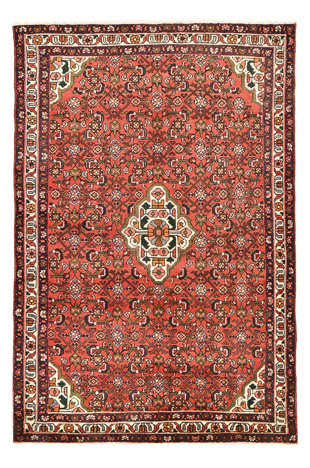 Persisk tæppe - Nomadisk - 210 x 132 cm - rød