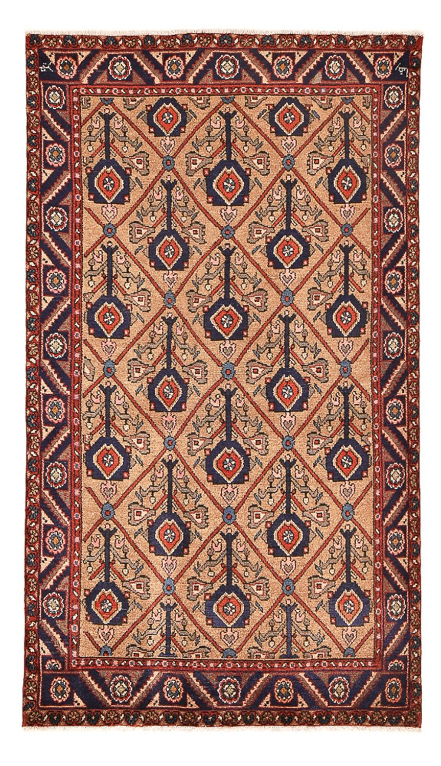 Løber Persisk tæppe - Nomadisk - 223 x 128 cm - mørk beige