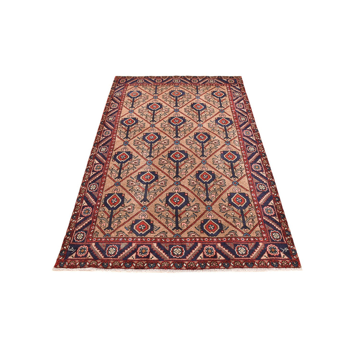 Løber Persisk tæppe - Nomadisk - 223 x 128 cm - mørk beige