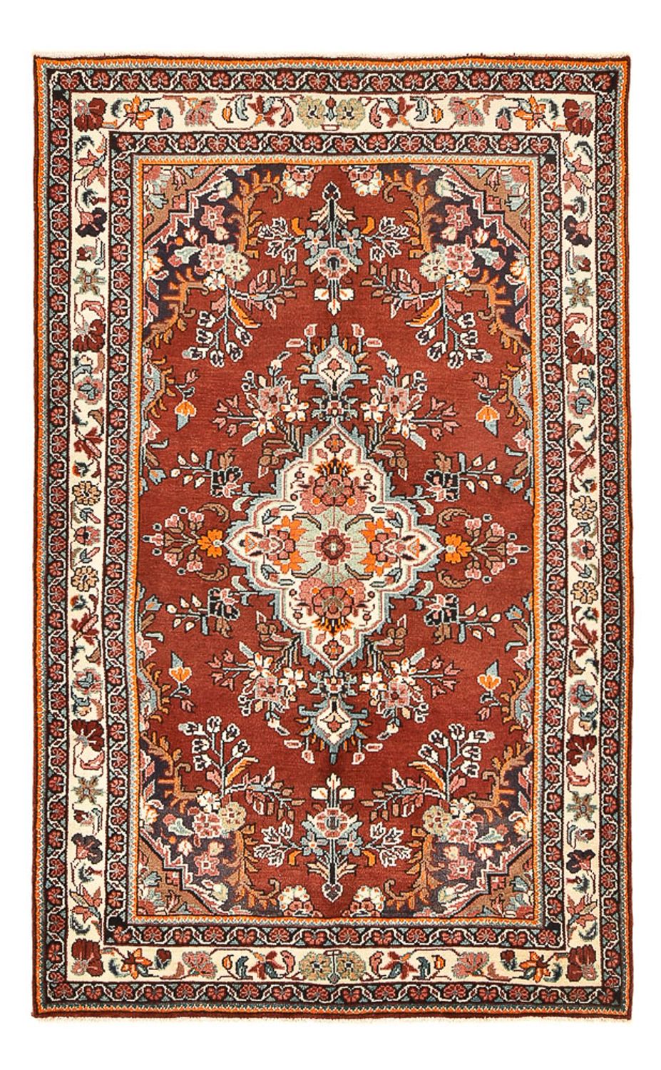 Persisk tæppe - Nomadisk - 233 x 148 cm - rust