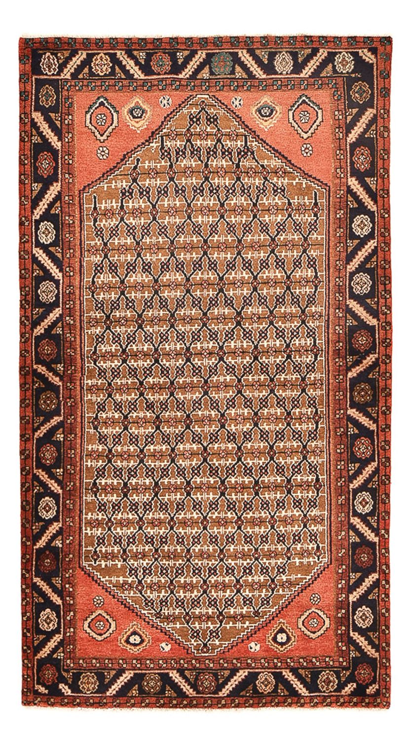 Løber Persisk tæppe - Nomadisk - 228 x 120 cm - lysrød