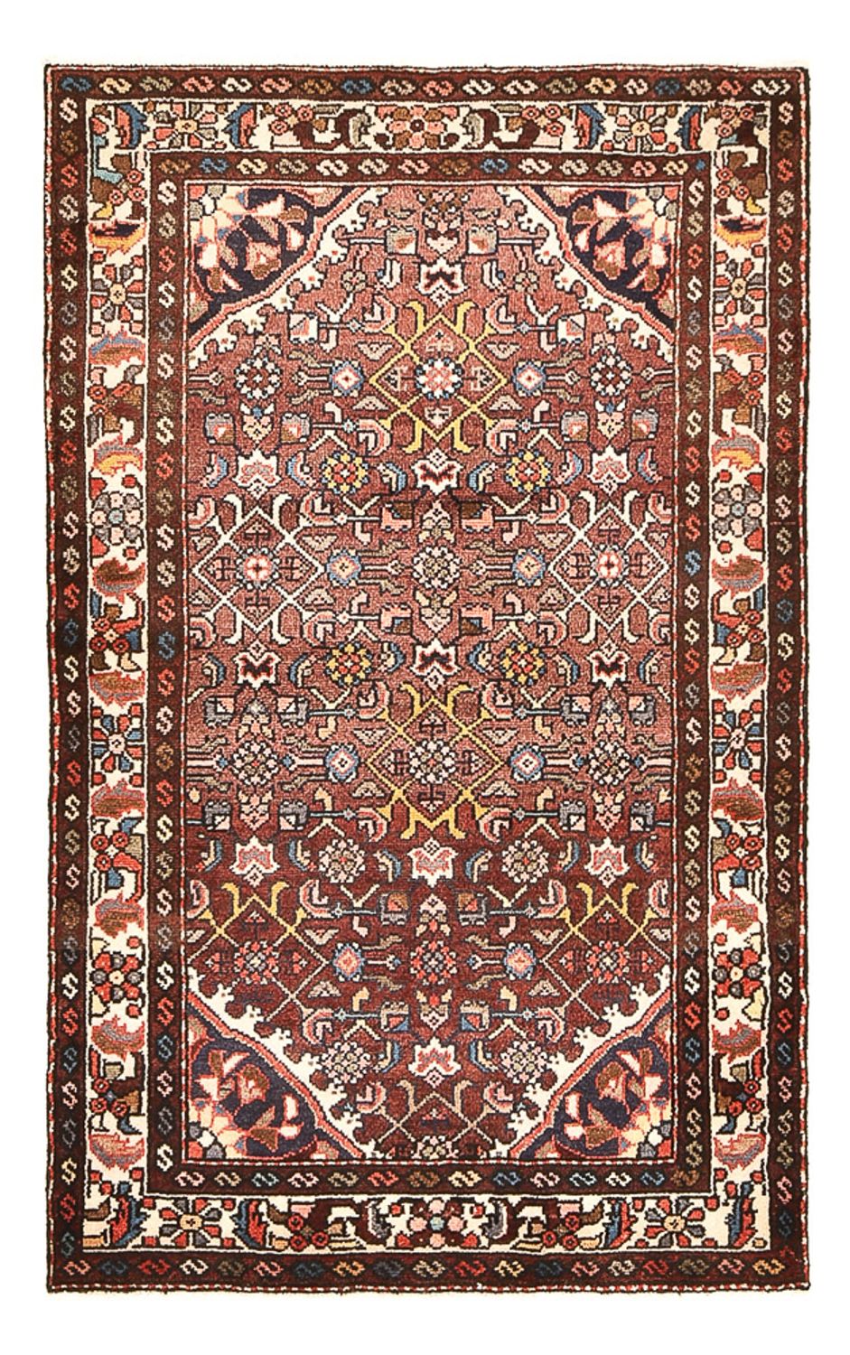Persisk tæppe - Nomadisk - 143 x 87 cm - lysrød