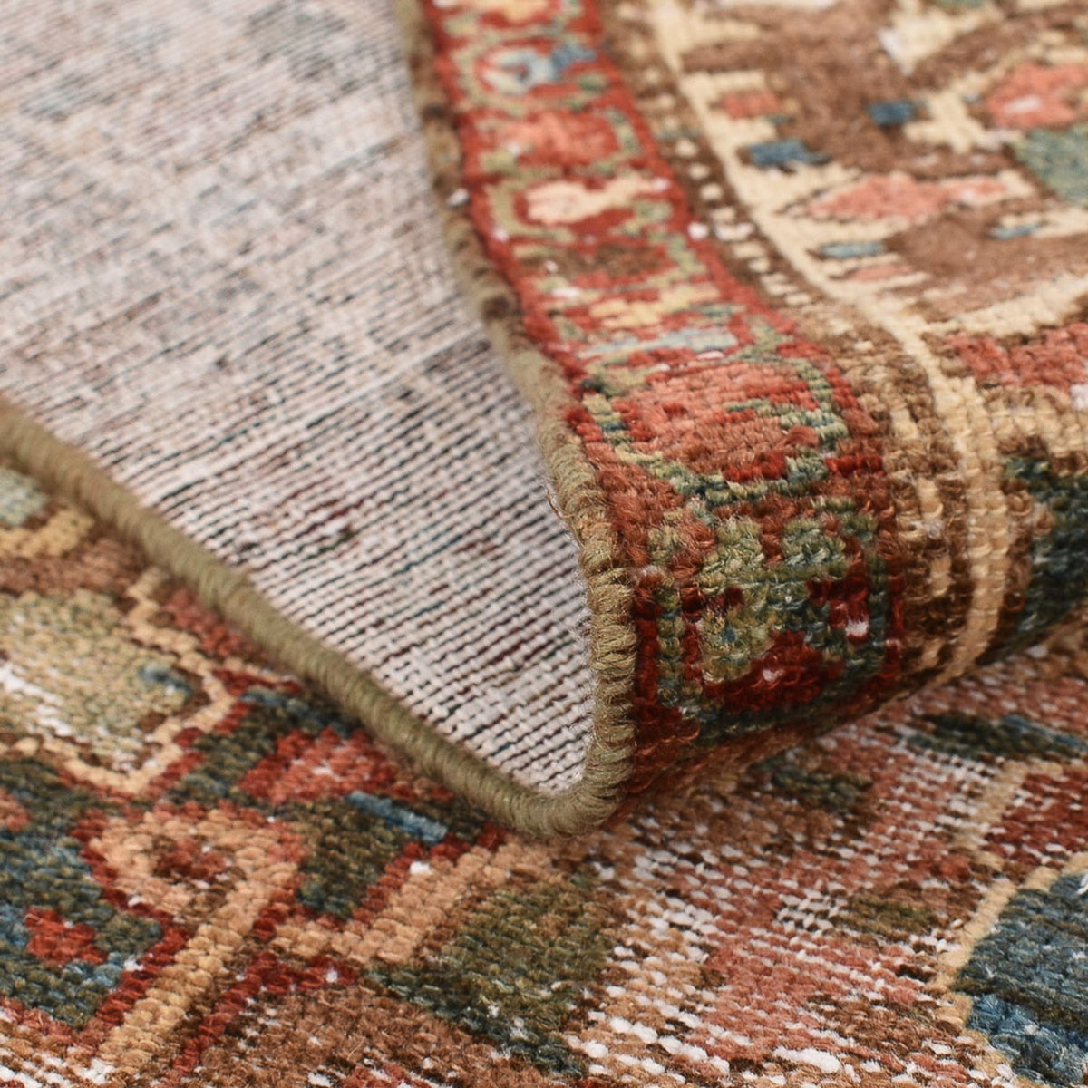 Vintage tæppe - 202 x 150 cm - mørk beige