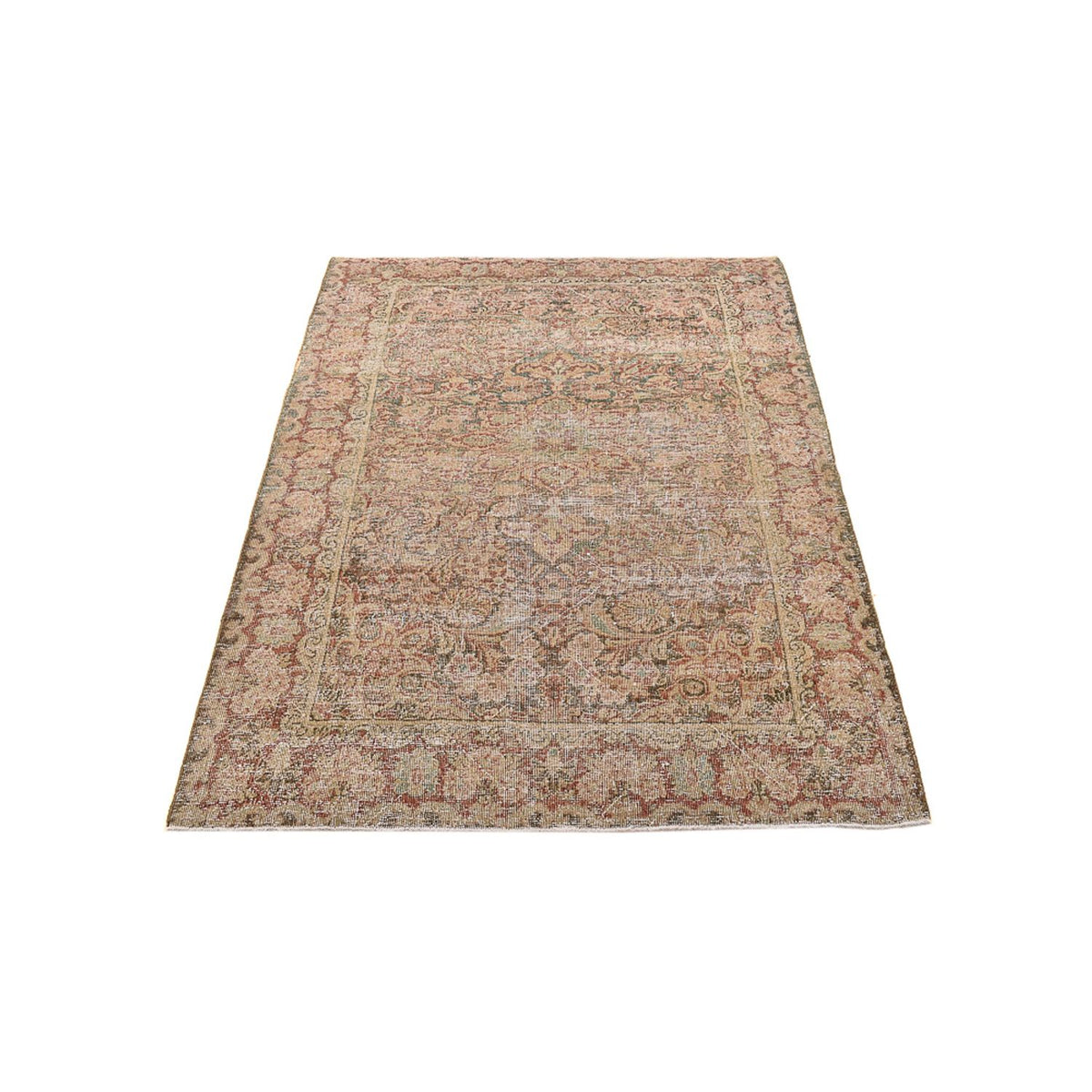 Vintage tæppe - 191 x 120 cm - beige