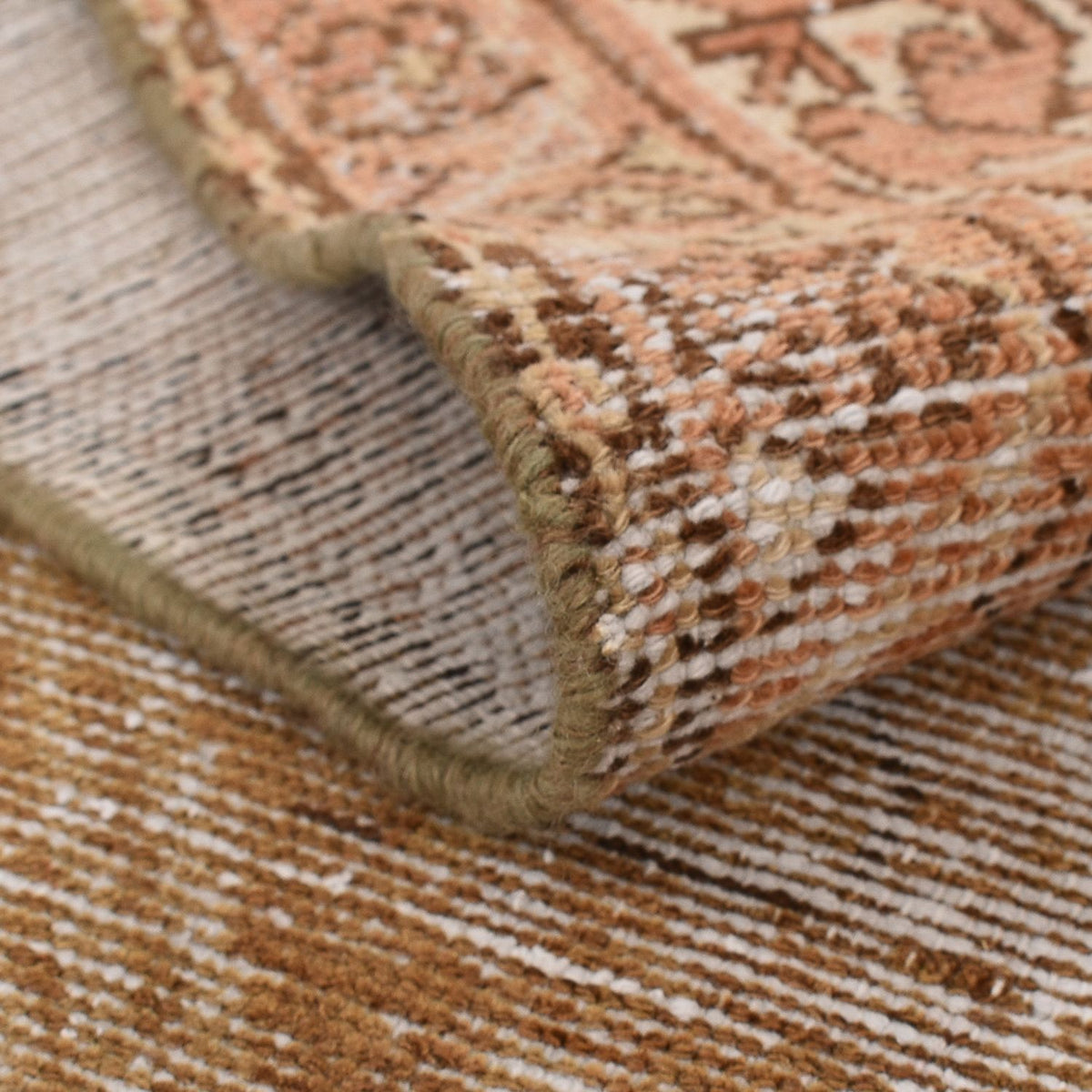 Løber Vintage tæppe - 350 x 136 cm - mørk beige