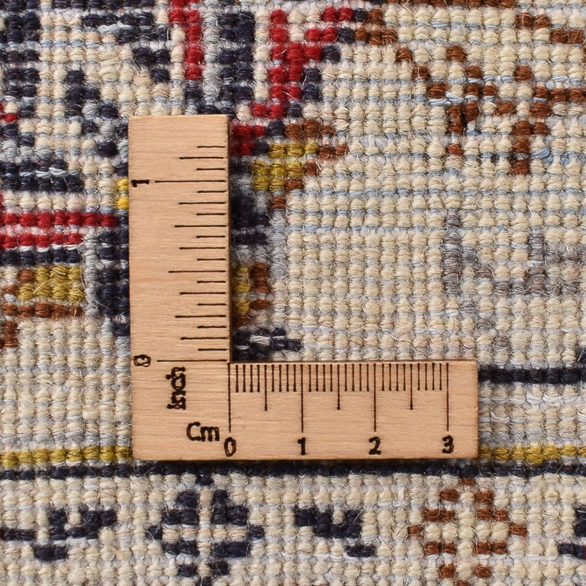 Persisk tæppe - Keshan - 296 x 198 cm - beige