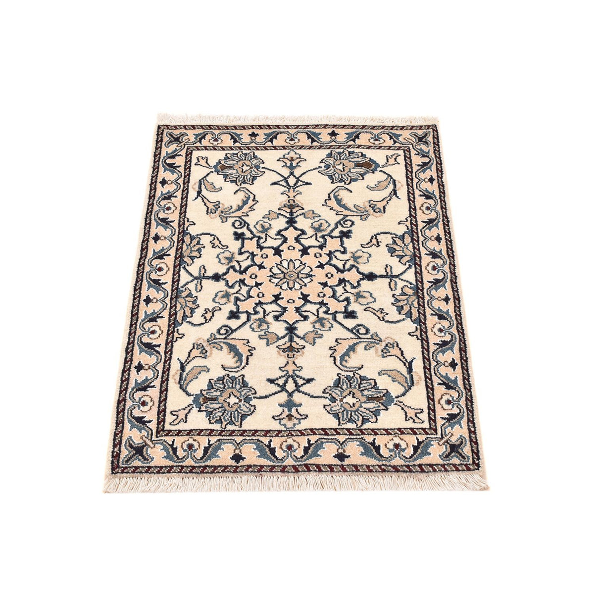Persisk tæppe - Nain - 89 x 61 cm - creme