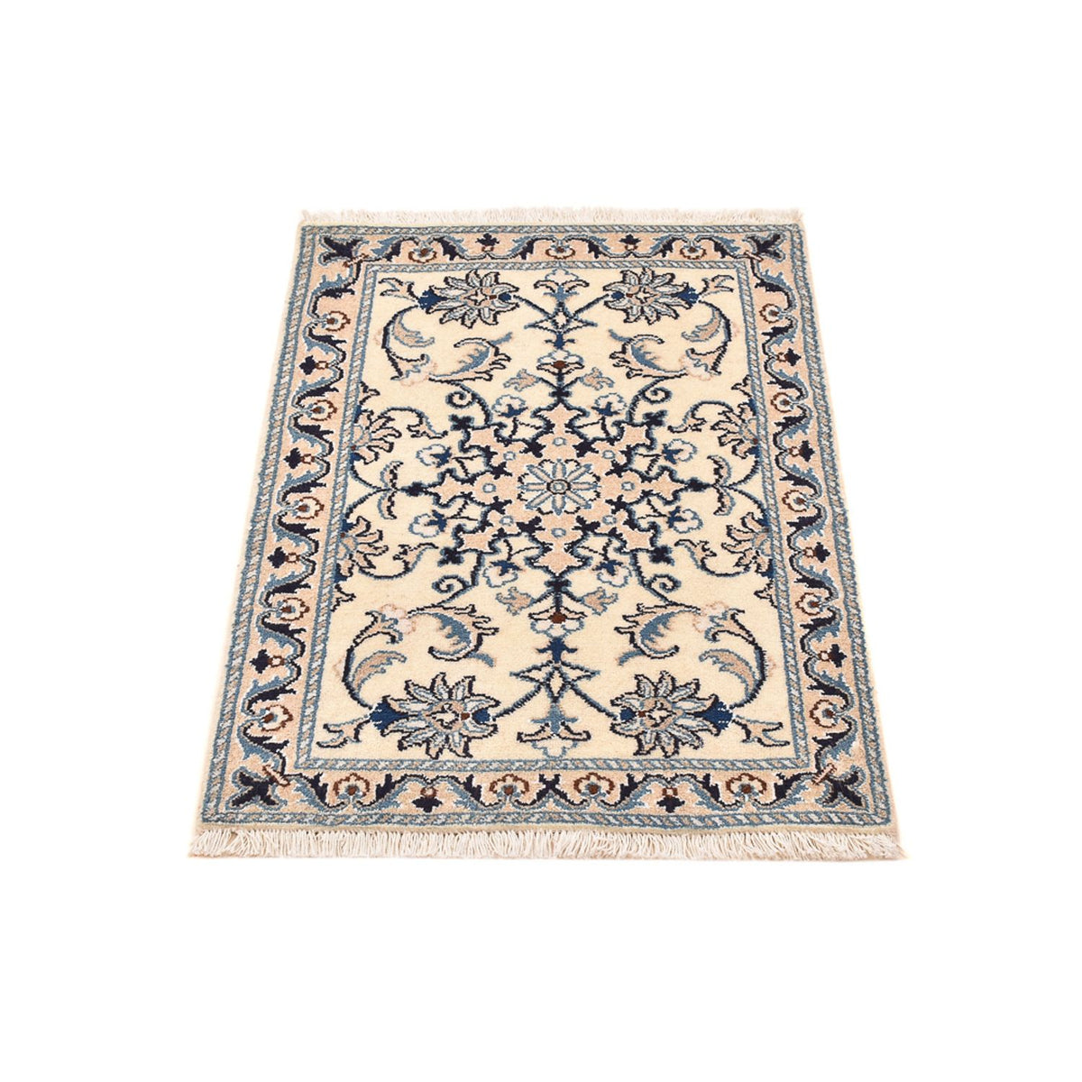 Persisk tæppe - Nain - 85 x 60 cm - creme