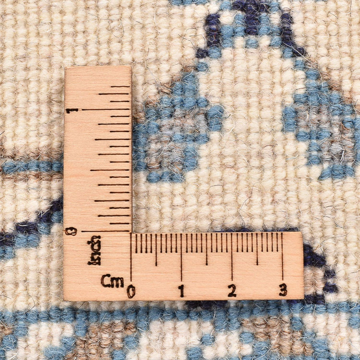 Persisk tæppe - Nain - 83 x 60 cm - creme