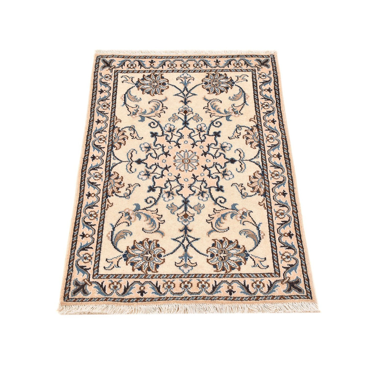 Persisk tæppe - Nain - 96 x 60 cm - creme