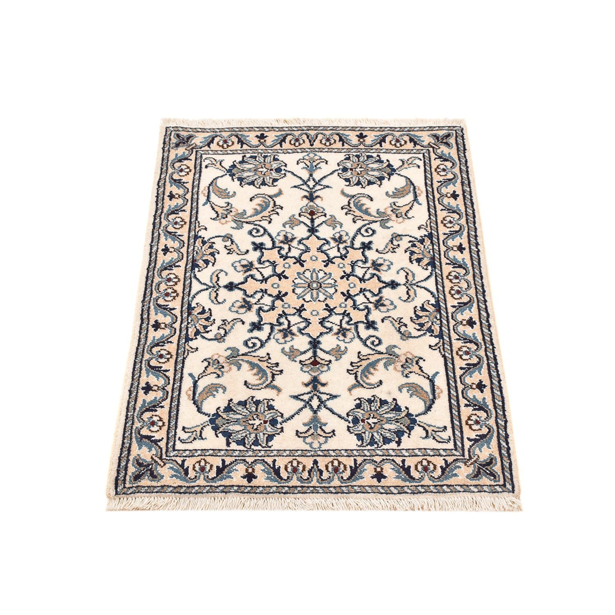 Persisk tæppe - Nain - 86 x 60 cm - creme