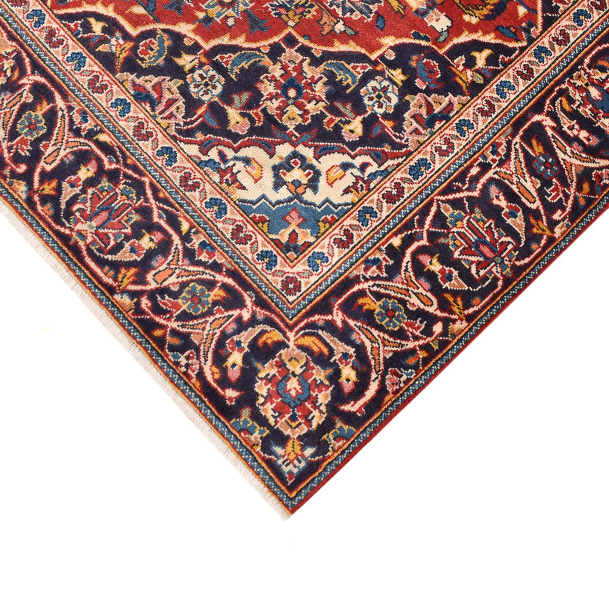 Persisk tæppe - Keshan - 243 x 140 cm - rød