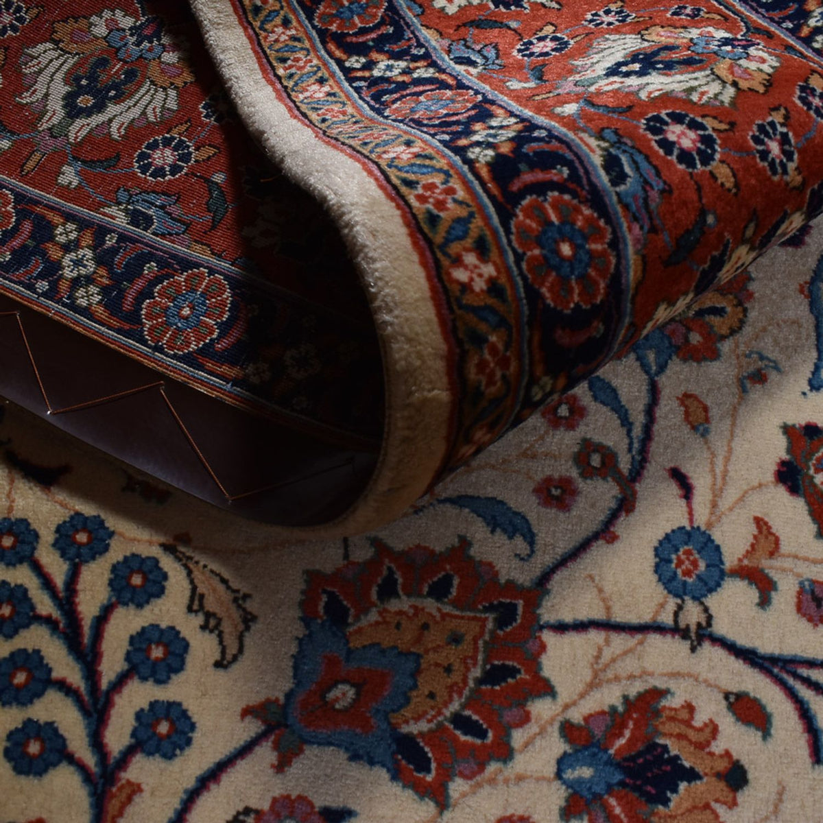 Persisk tæppe - Ghom - 292 x 210 cm - sand