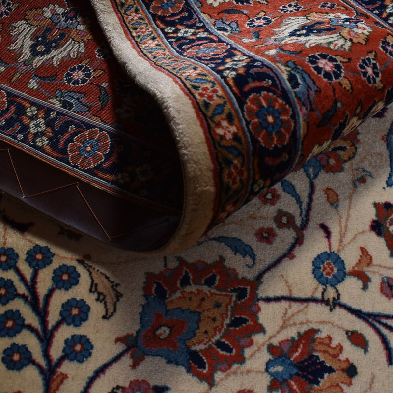 Persisk tæppe - Ghom - 292 x 210 cm - sand