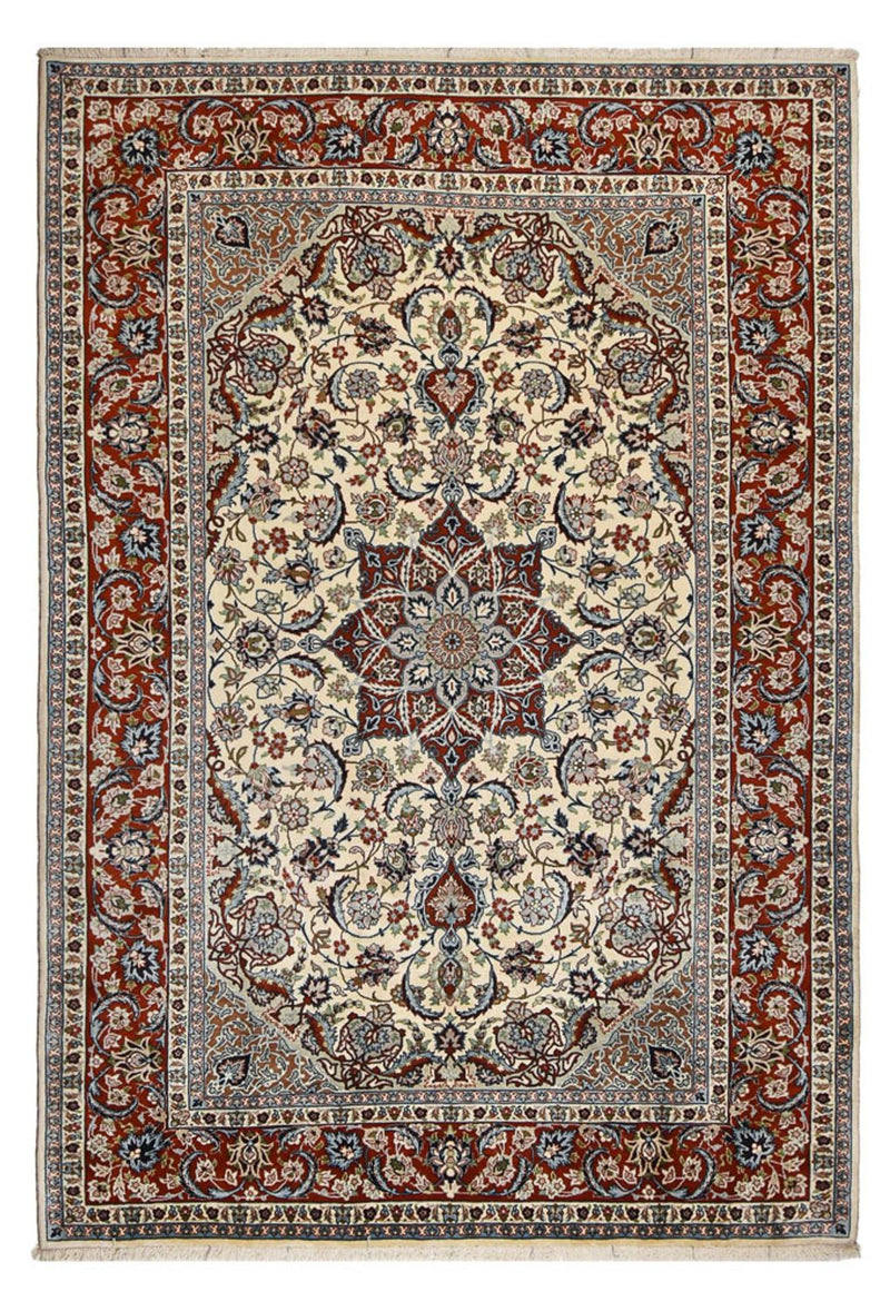 Persisk tæppe - Isfahan - Premium - 304 x 206 cm - sand