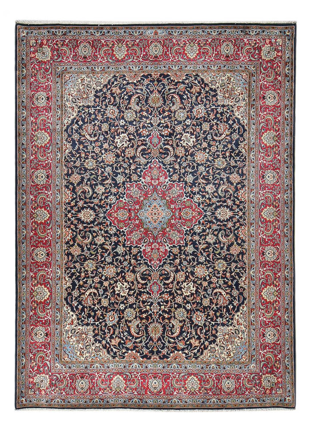 Persisk tæppe - Classic - 353 x 250 cm - mørkeblå
