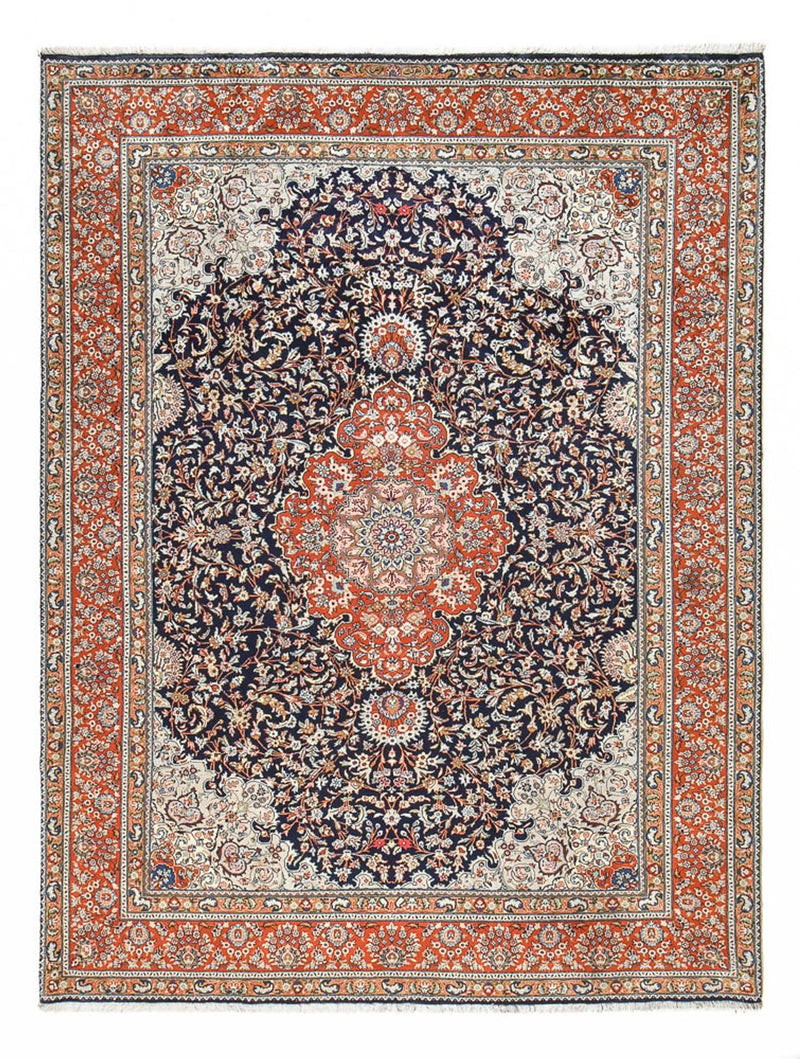 Persisk tæppe - Classic - 346 x 254 cm - mørkeblå