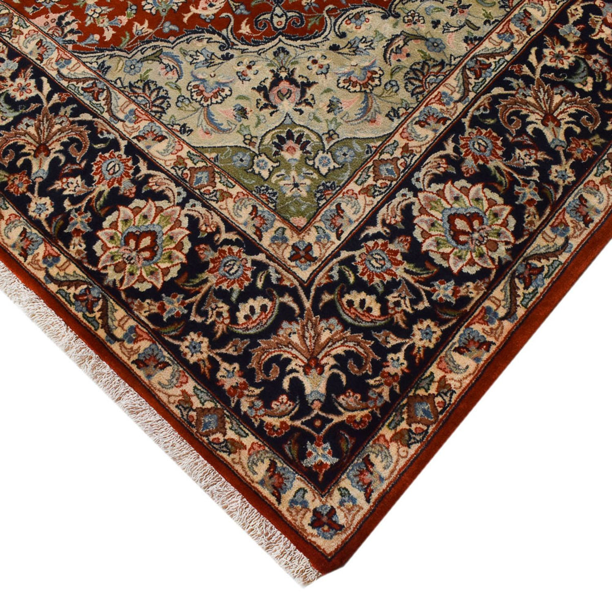 Persisk tæppe - Isfahan - Premium - 305 x 210 cm - rød