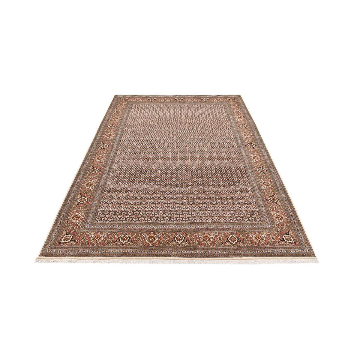 Persisk tæppe - Tabriz - Royal - 284 x 184 cm - mørk beige