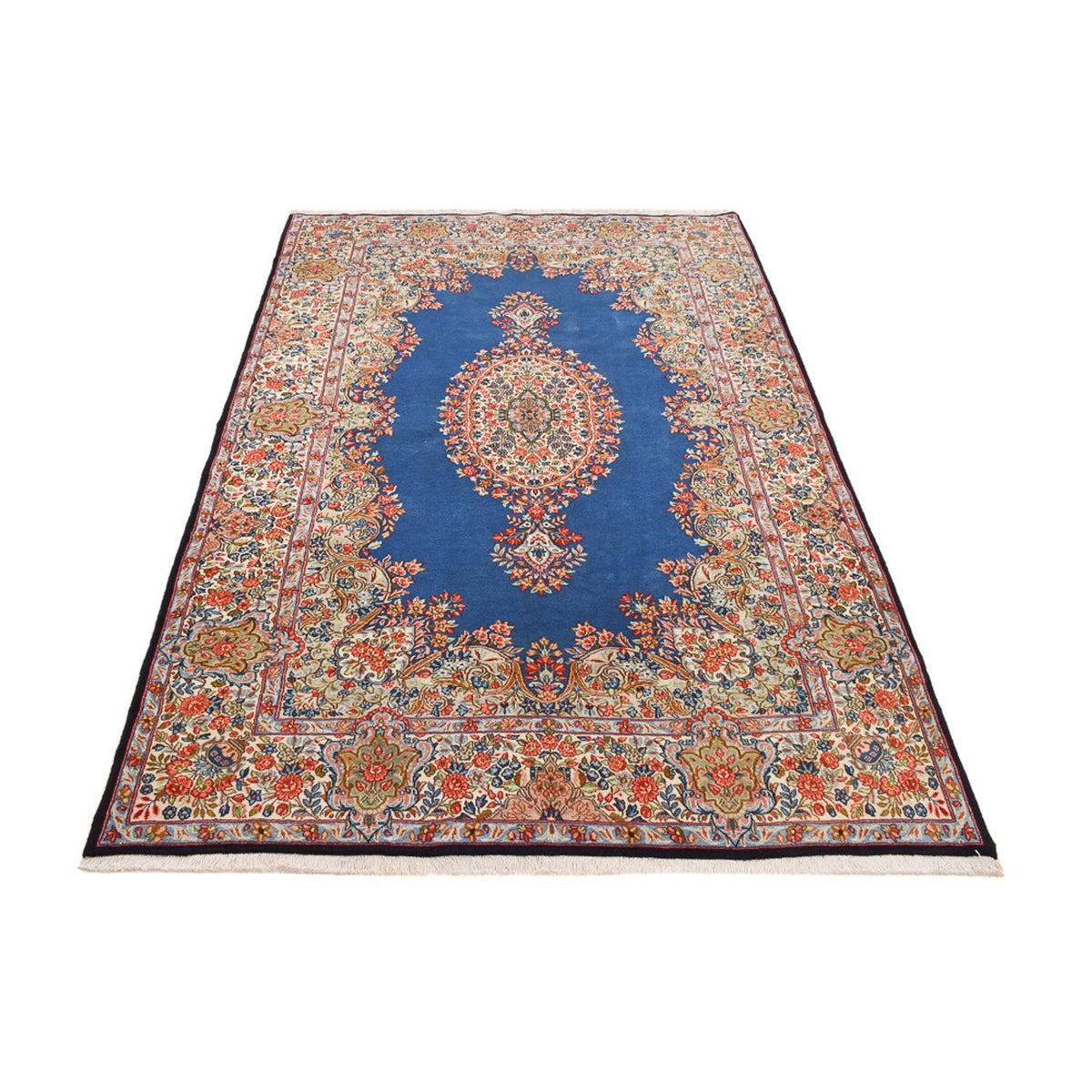 Persisk tæppe - Royal - 275 x 177 cm - blå