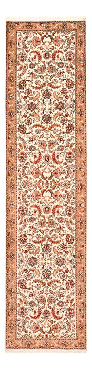 Løber Persisk tæppe - Tabriz - Premium - 314 x 79 cm - beige