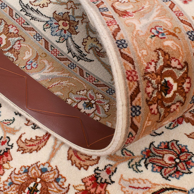 Løber Persisk tæppe - Tabriz - Premium - 314 x 79 cm - beige