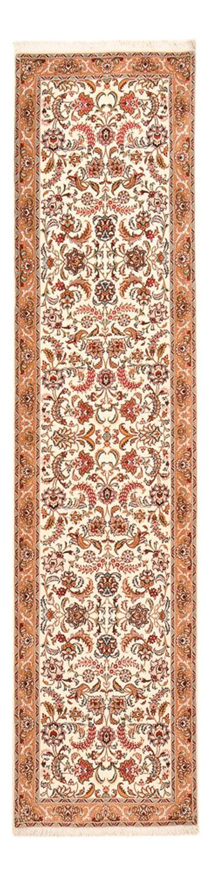 Løber Persisk tæppe - Tabriz - Premium - 315 x 80 cm - beige