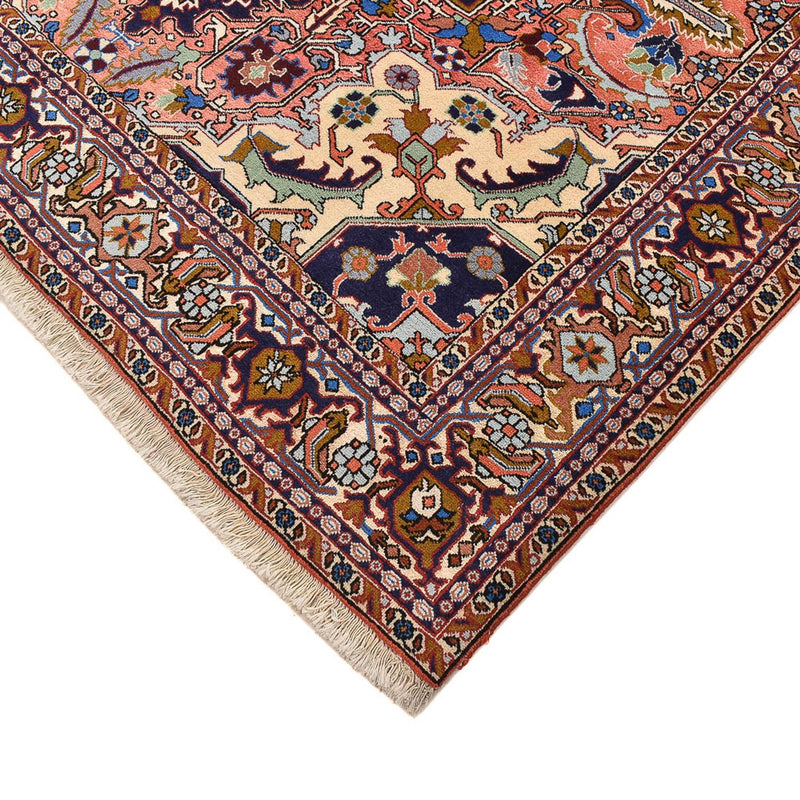 Persisk tæppe - Nomadisk firkantet  - 200 x 194 cm - lysrød