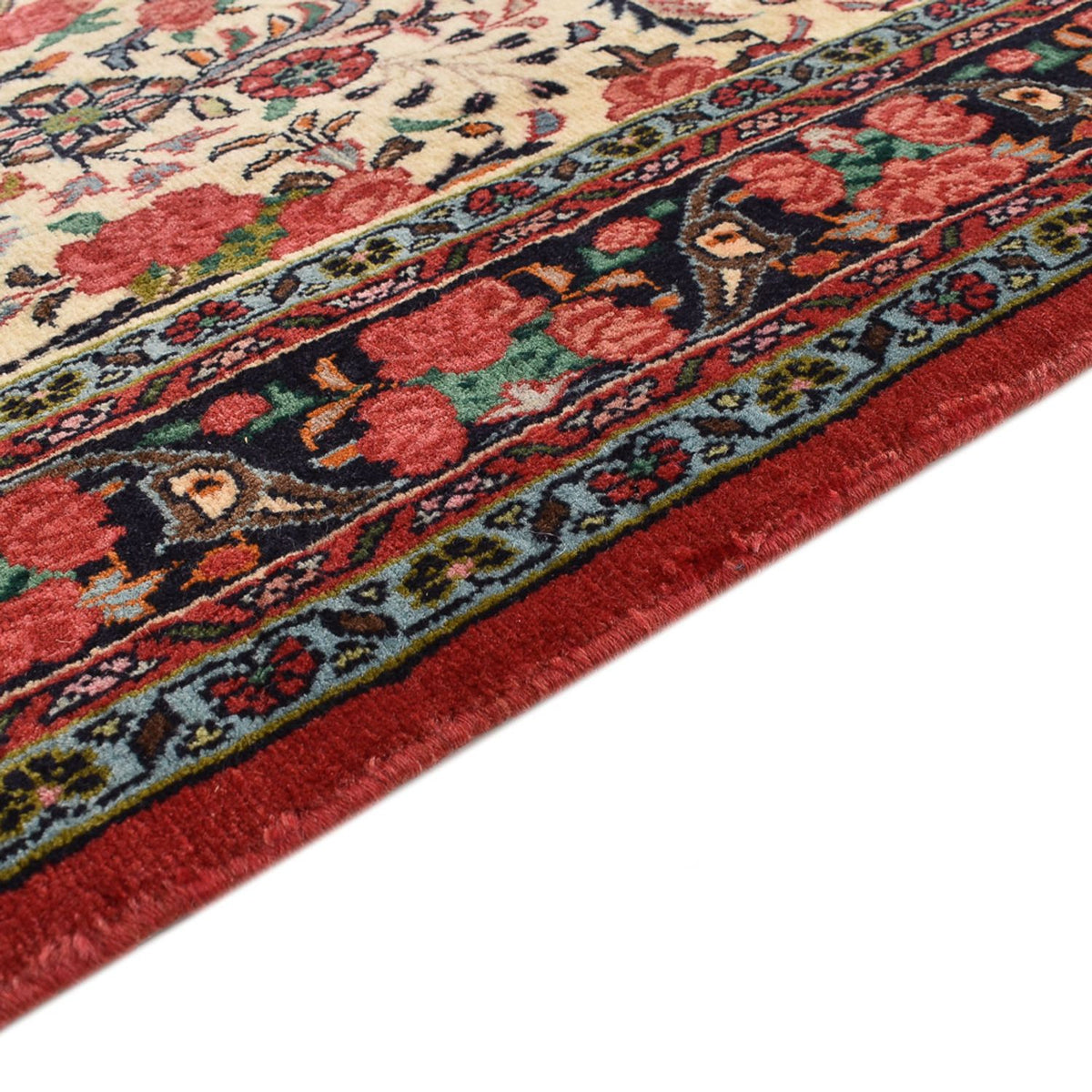 Løber Persisk tæppe - Bijar - 405 x 95 cm - mørk beige