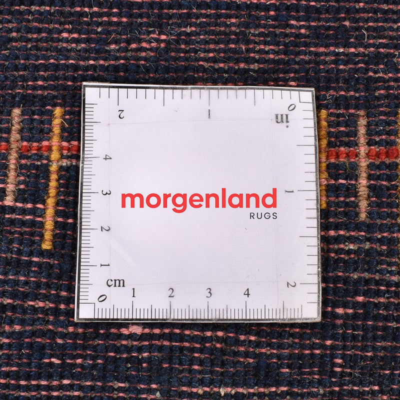 Gabbeh Tæppe - Loribaft Persisk - 143 x 110 cm - mørkeblå