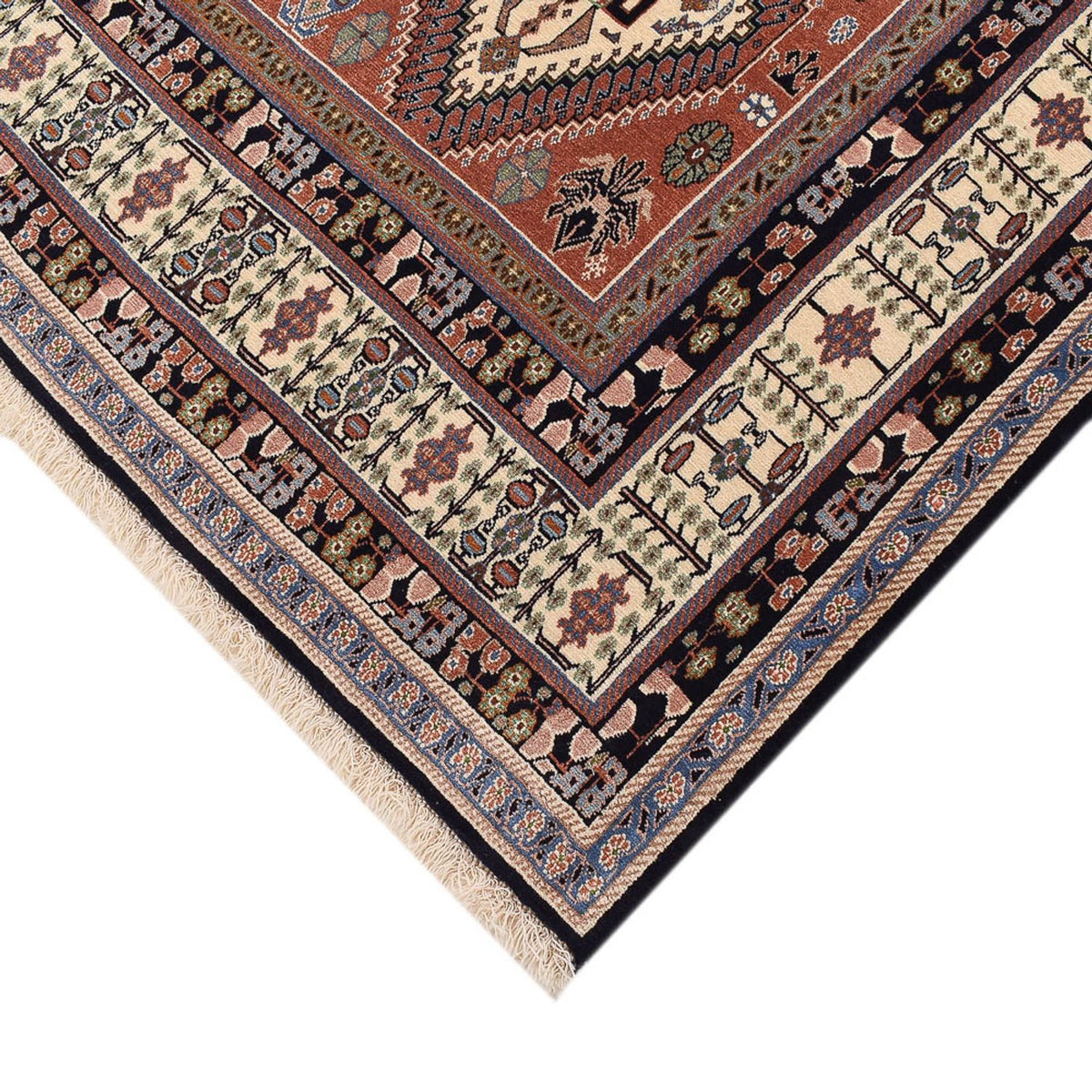 Gabbeh-tæppe - Kashkuli Persisk - 285 x 205 cm - lysrød