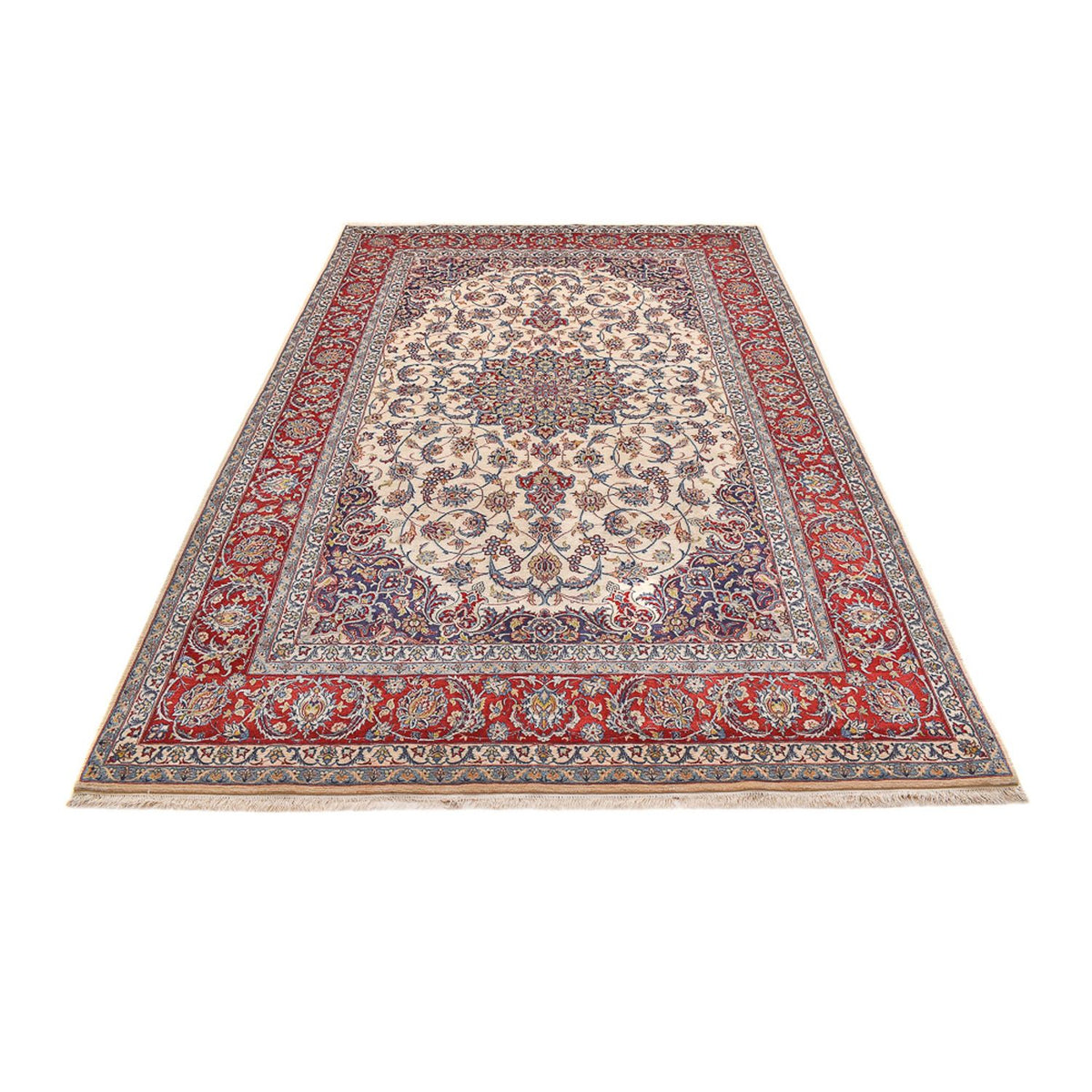 Persisk tæppe - Isfahan - Premium - 308 x 205 cm - beige