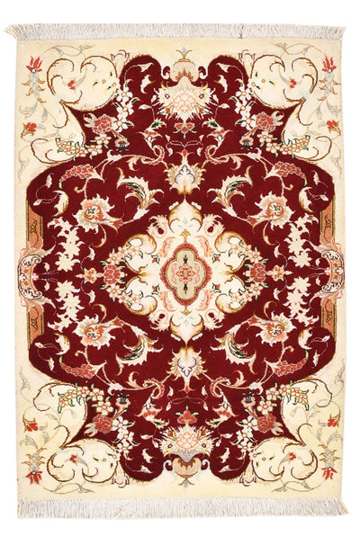 Tabriz - 50 Raj Tæppe 60x90cm - Persisk tæppe