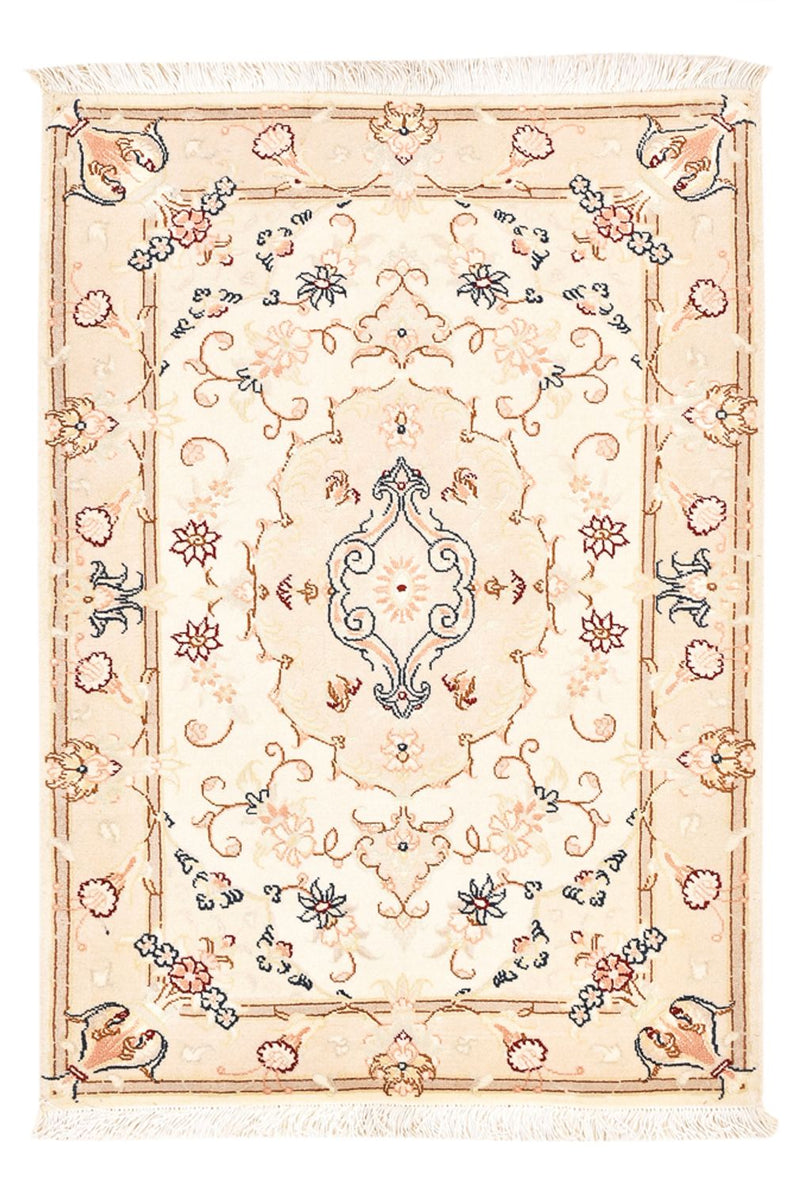 Persisk tæppe - Tabriz - Royal - 91 x 60 cm - creme