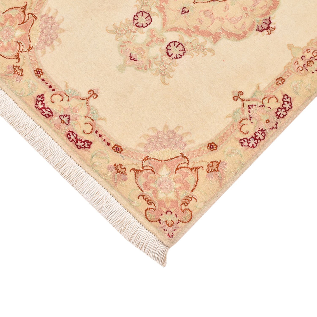Persisk tæppe - Tabriz - Royal - 89 x 58 cm - lys beige