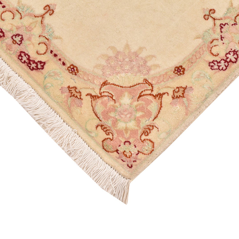 Persisk tæppe - Tabriz - Royal - 90 x 60 cm - lys beige