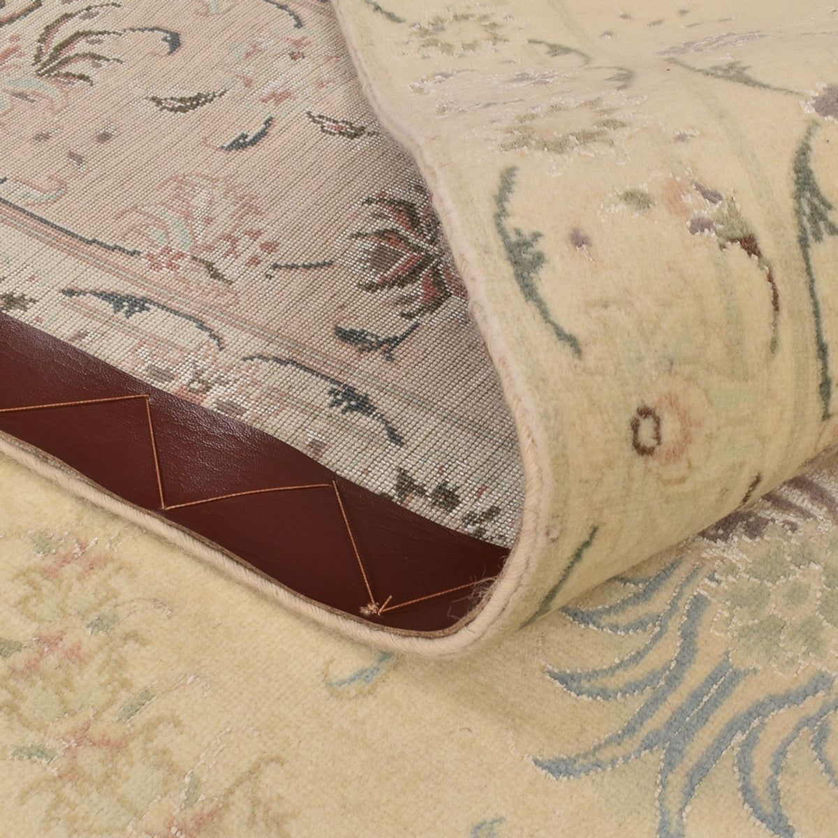 Persisk tæppe - Tabriz - Royal - 240 x 200 cm - lysegrøn