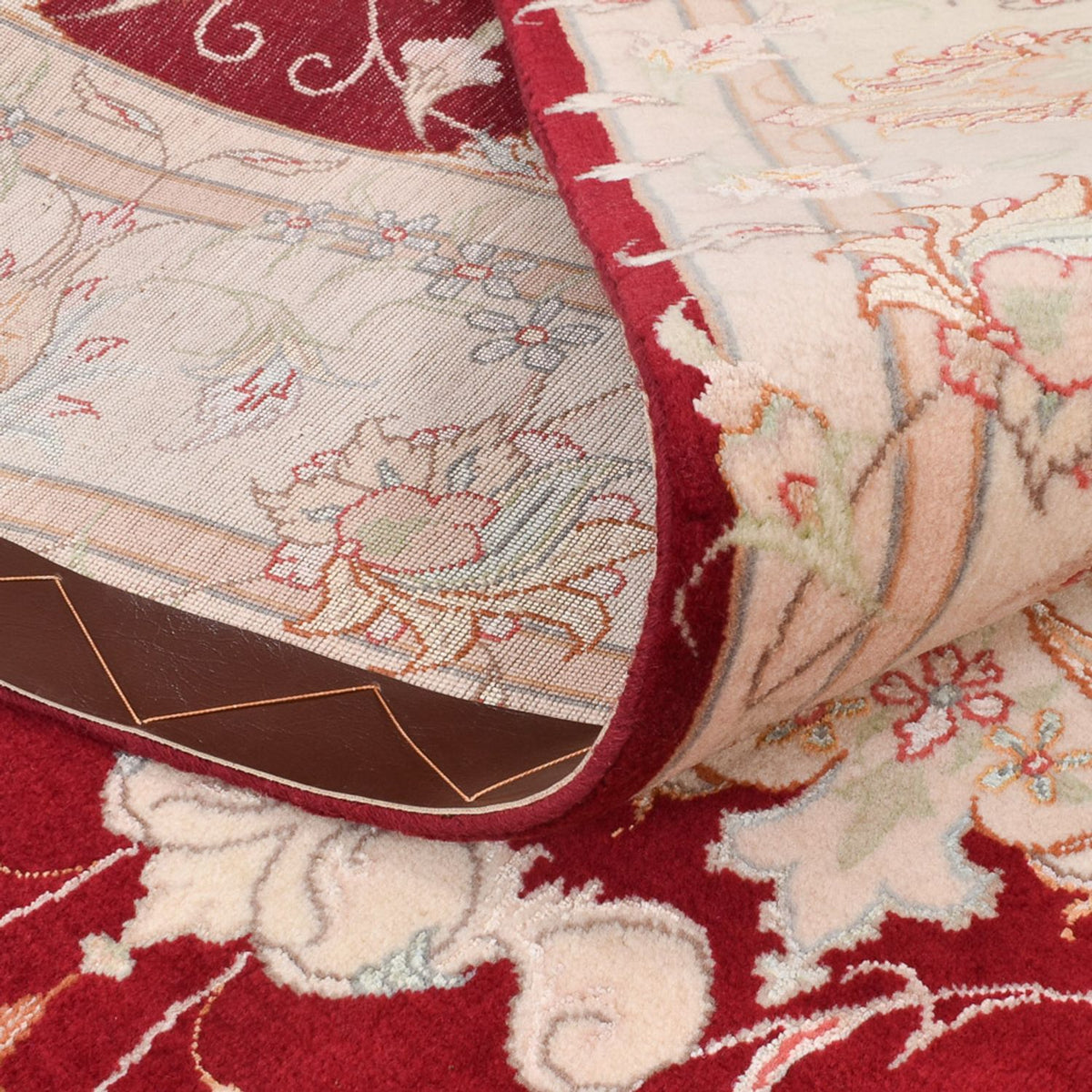 Persisk tæppe - Tabriz - Royal - 200 x 152 cm - rød