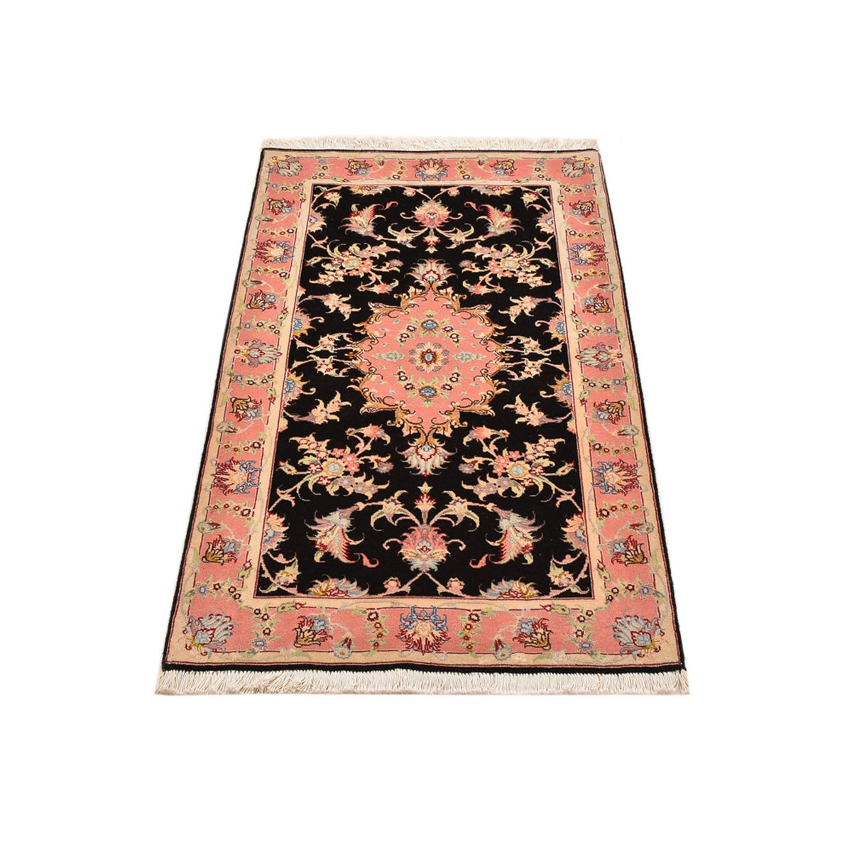 Persisk tæppe - Tabriz - Royal - 121 x 73 cm - mørkeblå
