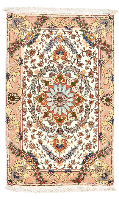 Tabriz - 50 Raj Tæppe 60x90cm - Persisk tæppe
