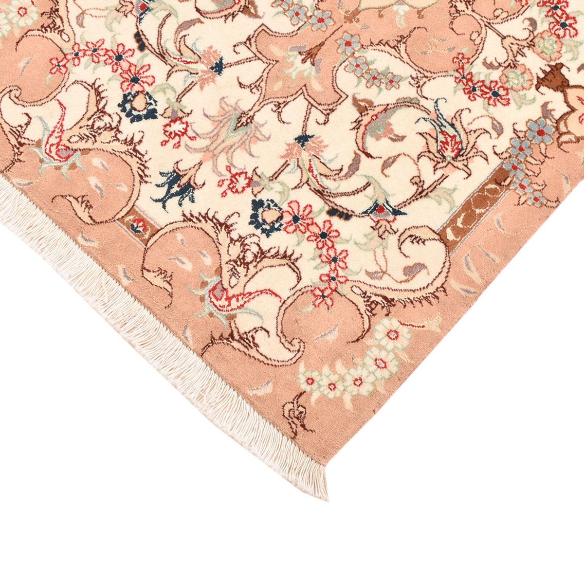 Persisk tæppe - Tabriz - Royal - 92 x 59 cm - lys beige