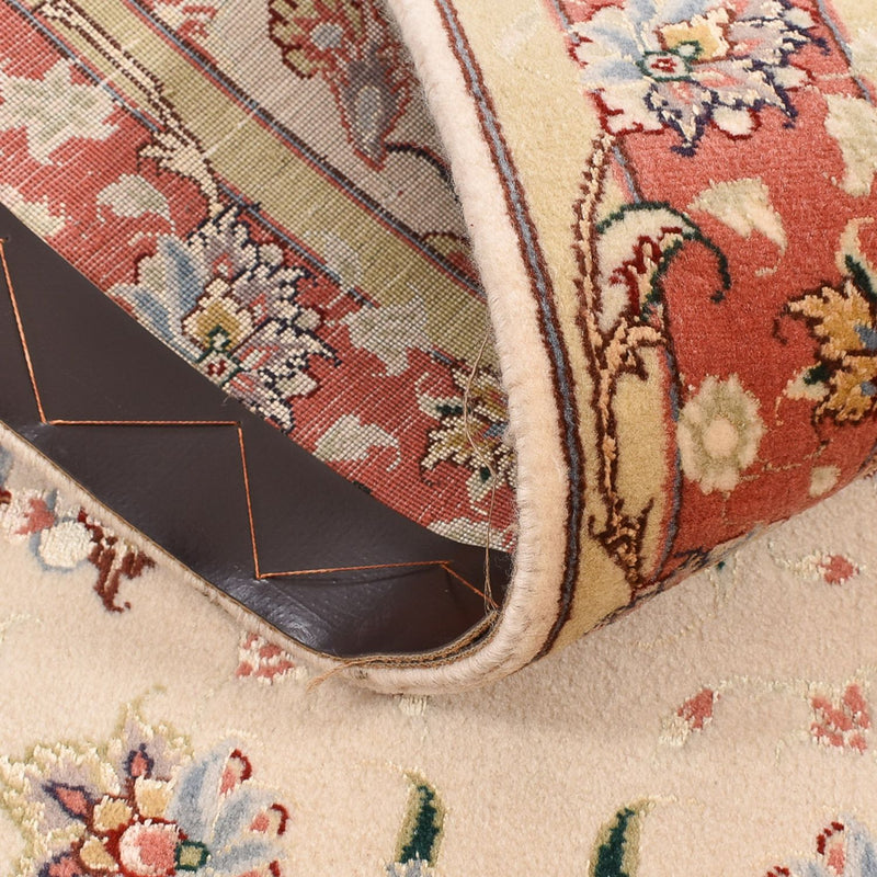 Løber Persisk tæppe - Tabriz - Royal - 204 x 80 cm - beige