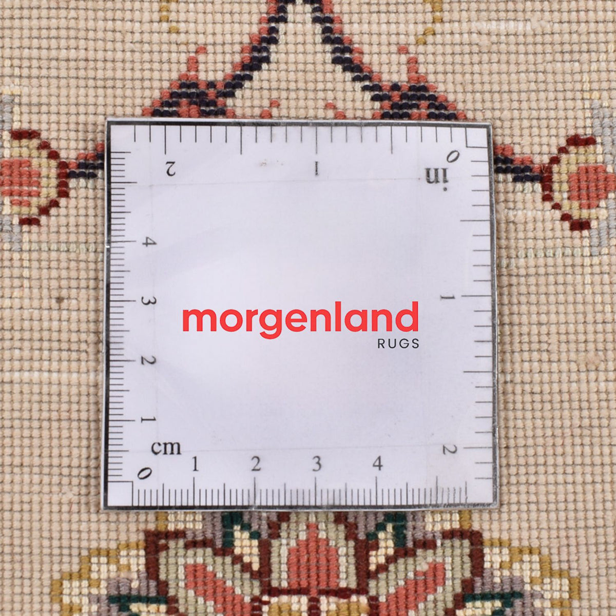 Løber Persisk tæppe - Tabriz - Royal - 204 x 80 cm - beige