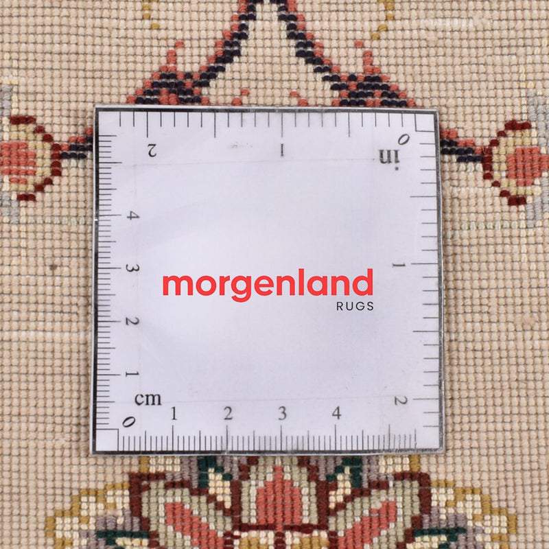 Løber Persisk tæppe - Tabriz - Royal - 204 x 80 cm - beige