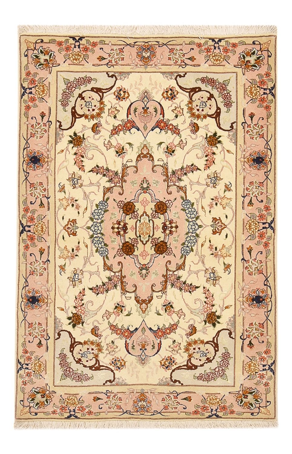 Persisk tæppe - Tabriz - Royal - 149 x 102 cm - beige