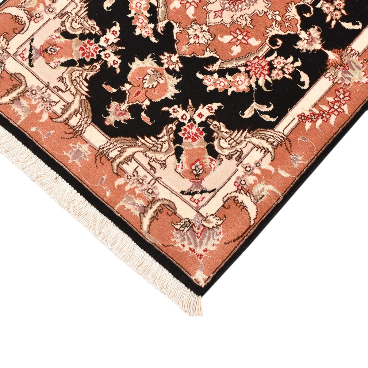 Persisk tæppe - Tabriz - Royal - 88 x 59 cm - mørkeblå