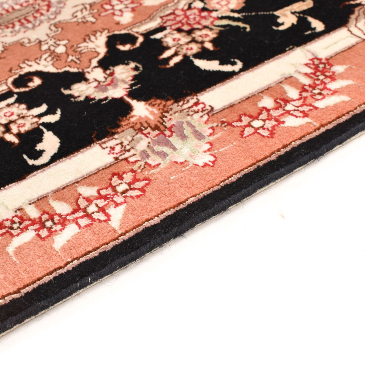 Persisk tæppe - Tabriz - Royal - 88 x 59 cm - mørkeblå