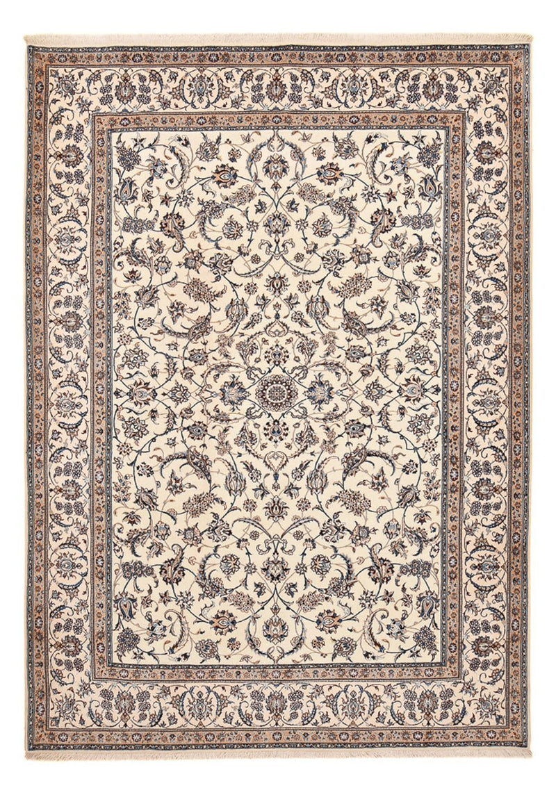 Persisk tæppe - Nain - Premium - 310 x 217 cm - creme