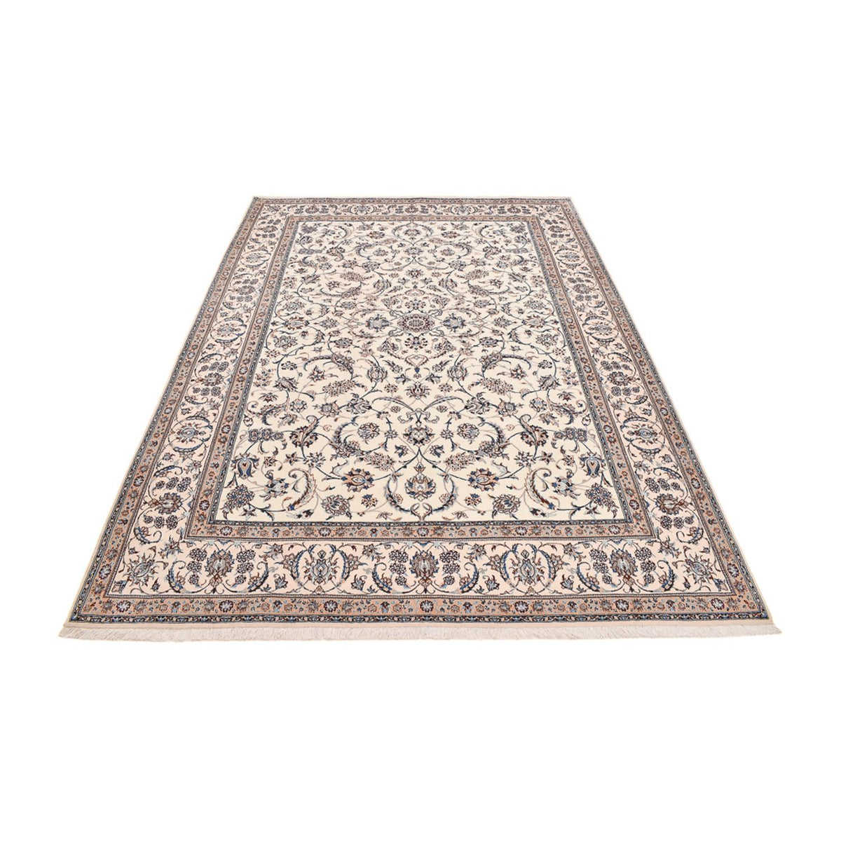 Persisk tæppe - Nain - Premium - 310 x 217 cm - creme