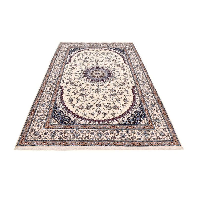Persisk tæppe - Nain - Premium - 321 x 210 cm - creme